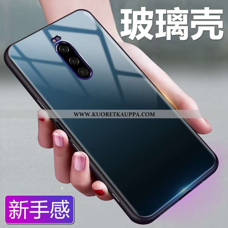 Kuori Sony Xperia 1, Kuoret Sony Xperia 1, Kotelo Sony Xperia 1 Lasi Suojaus Punainen Monivärinen