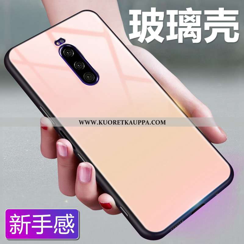 Kuori Sony Xperia 1, Kuoret Sony Xperia 1, Kotelo Sony Xperia 1 Lasi Suojaus Punainen Monivärinen