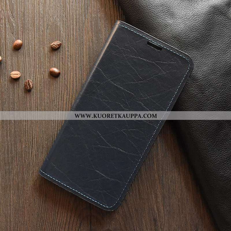 Kuori Sony Xperia 1, Kuoret Sony Xperia 1, Kotelo Sony Xperia 1 Nahka Suojaus Punainen