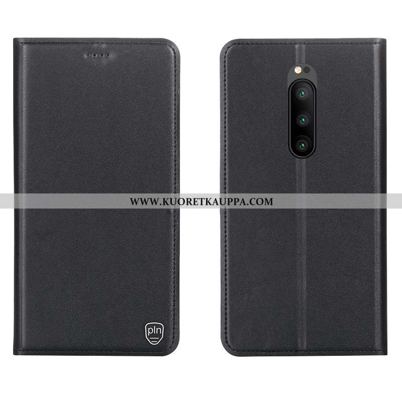 Kuori Sony Xperia 1, Kuoret Sony Xperia 1, Kotelo Sony Xperia 1 Nahkakuori Kukkakuvio Puhelimen Kelt