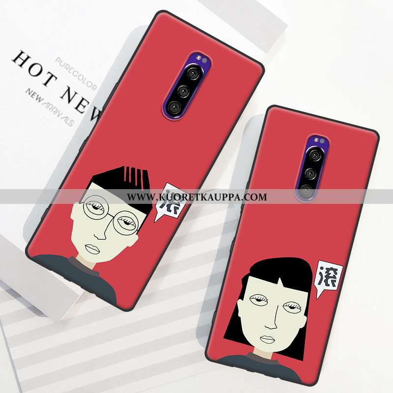Kuori Sony Xperia 1, Kuoret Sony Xperia 1, Kotelo Sony Xperia 1 Persoonallisuus Luova Punainen Suunt