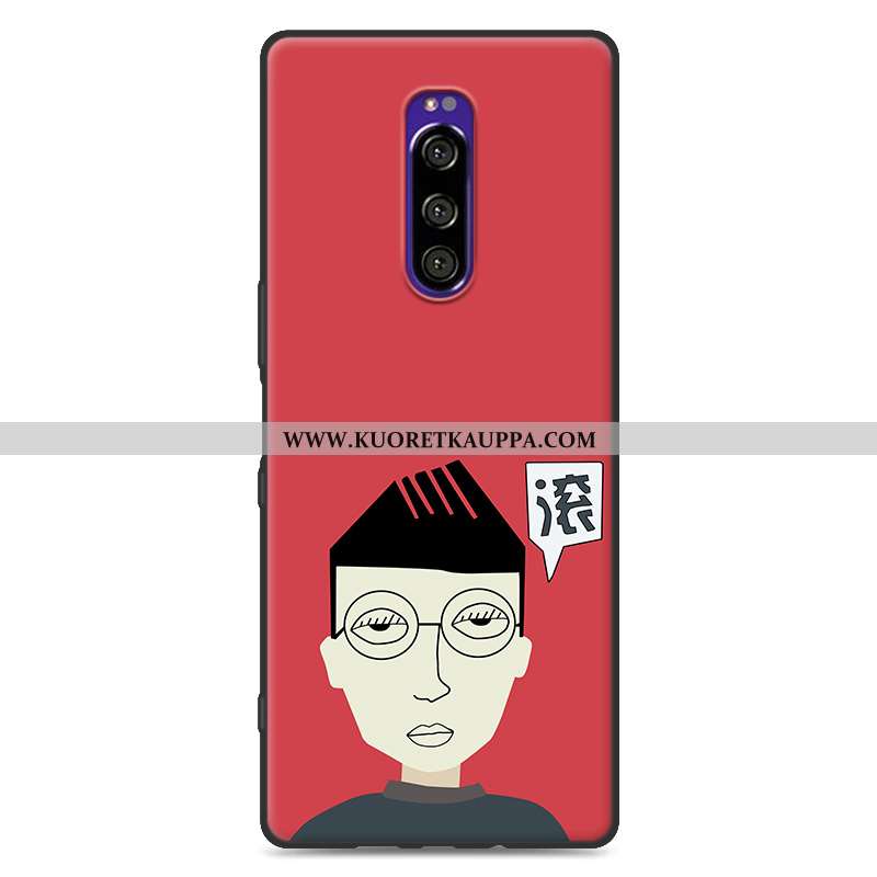 Kuori Sony Xperia 1, Kuoret Sony Xperia 1, Kotelo Sony Xperia 1 Persoonallisuus Luova Punainen Suunt