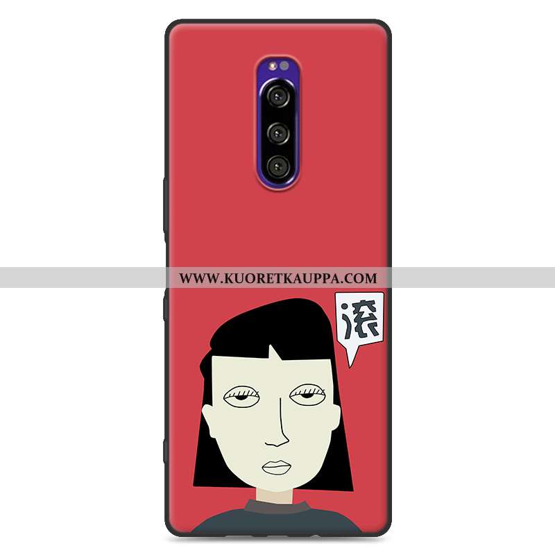 Kuori Sony Xperia 1, Kuoret Sony Xperia 1, Kotelo Sony Xperia 1 Persoonallisuus Luova Punainen Suunt
