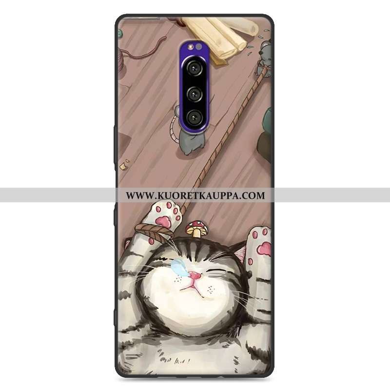 Kuori Sony Xperia 1, Kuoret Sony Xperia 1, Kotelo Sony Xperia 1 Sarjakuva Ihana Suuntaus Silikoni Pe