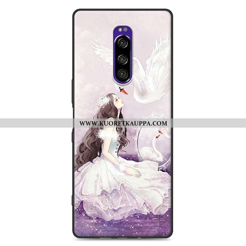 Kuori Sony Xperia 1, Kuoret Sony Xperia 1, Kotelo Sony Xperia 1 Sarjakuva Ihana Suuntaus Silikoni Pe