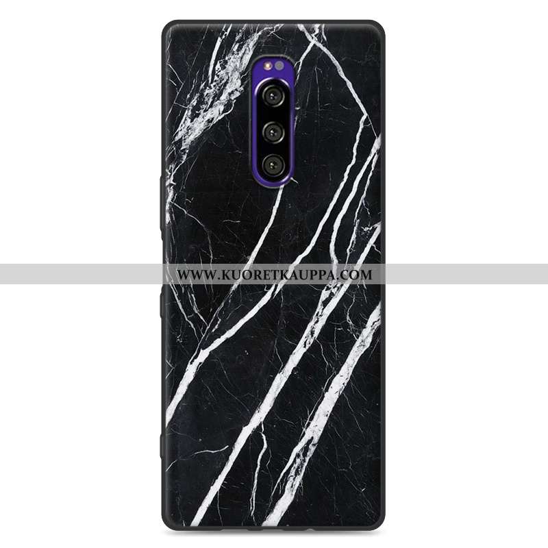 Kuori Sony Xperia 1, Kuoret Sony Xperia 1, Kotelo Sony Xperia 1 Silikoni Suojaus L Kukkakuvio Valkoi