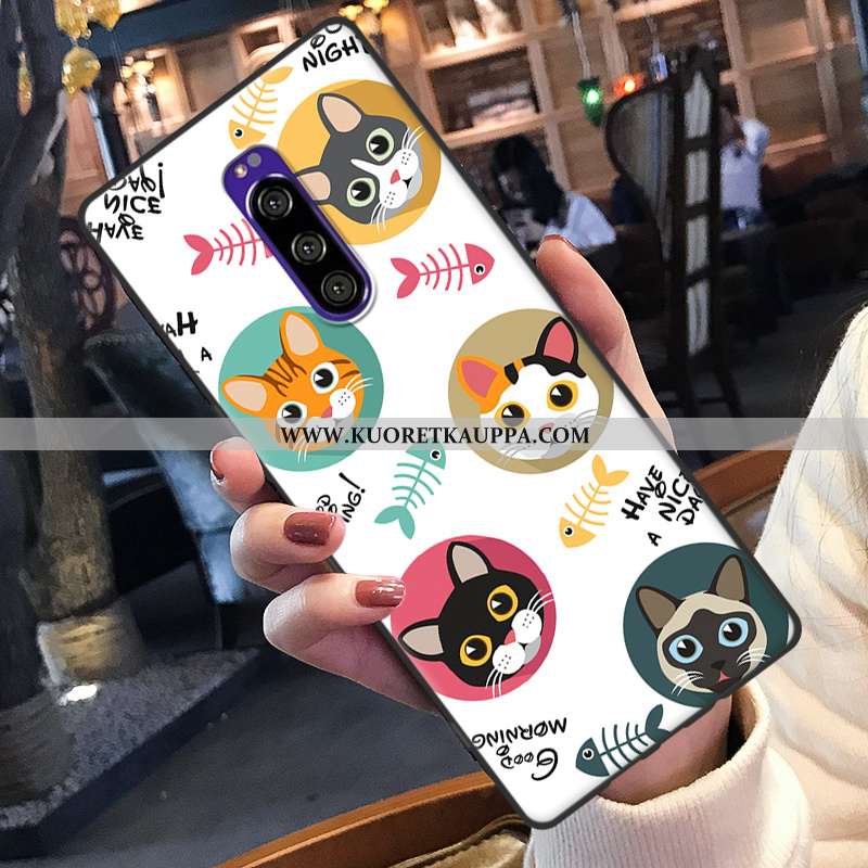 Kuori Sony Xperia 1, Kuoret Sony Xperia 1, Kotelo Sony Xperia 1 Silikoni Suojaus Sarjakuva Puhelimen