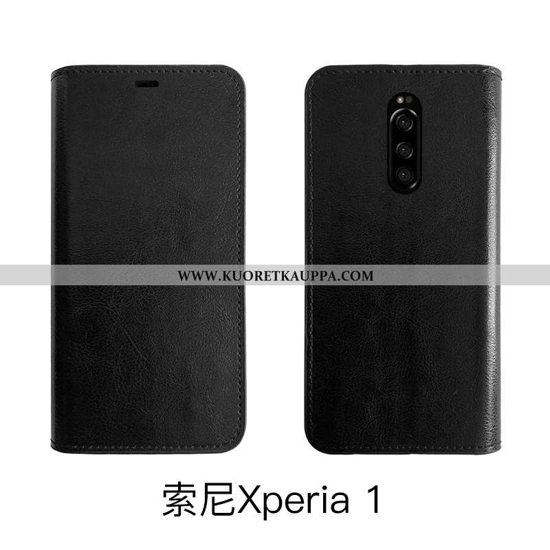 Kuori Sony Xperia 1, Kuoret Sony Xperia 1, Kotelo Sony Xperia 1 Valo Suojaus Puhelimen Ruskea