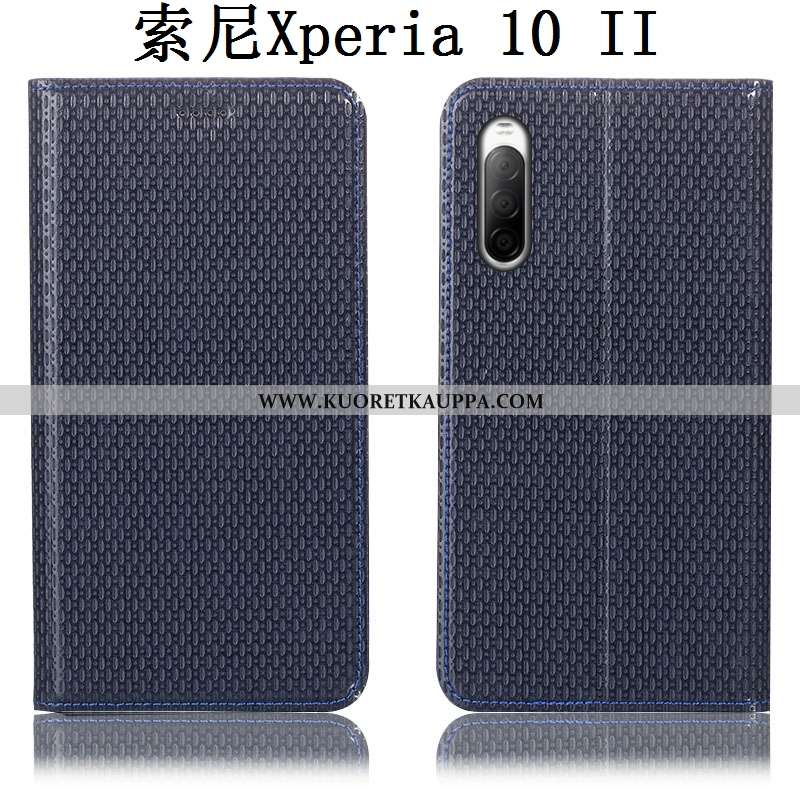 Kuori Sony Xperia 10 Ii, Kuoret Sony Xperia 10 Ii, Kotelo Sony Xperia 10 Ii Aito Nahka Kukkakuvio Pu