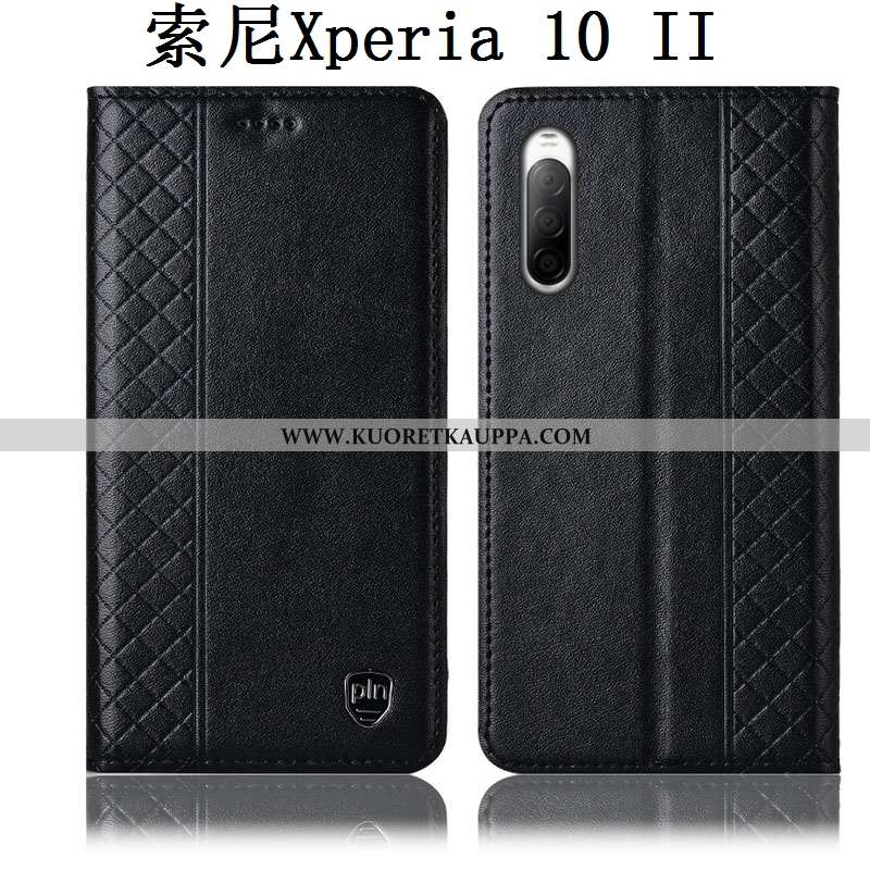 Kuori Sony Xperia 10 Ii, Kuoret Sony Xperia 10 Ii, Kotelo Sony Xperia 10 Ii Aito Nahka Suojaus Murtu