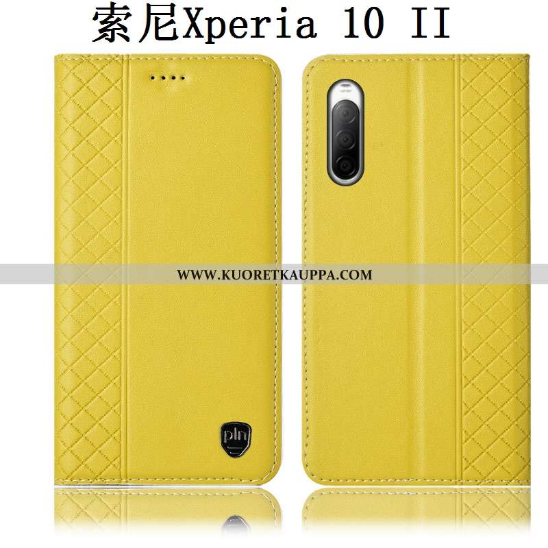 Kuori Sony Xperia 10 Ii, Kuoret Sony Xperia 10 Ii, Kotelo Sony Xperia 10 Ii Aito Nahka Suojaus Murtu