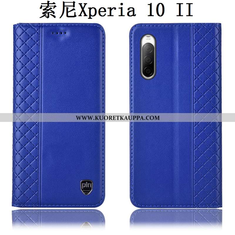 Kuori Sony Xperia 10 Ii, Kuoret Sony Xperia 10 Ii, Kotelo Sony Xperia 10 Ii Aito Nahka Suojaus Murtu