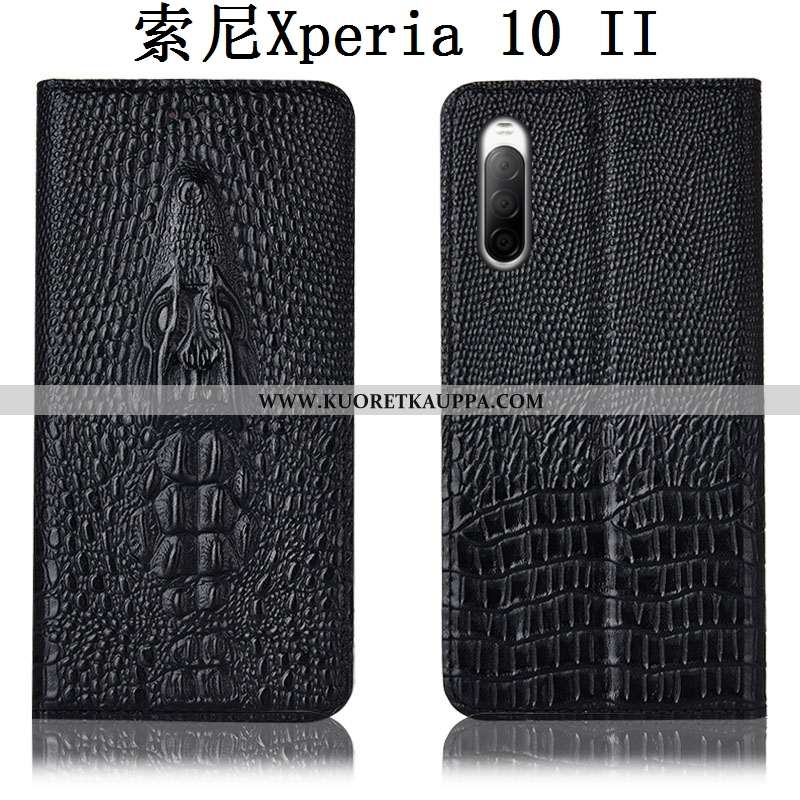 Kuori Sony Xperia 10 Ii, Kuoret Sony Xperia 10 Ii, Kotelo Sony Xperia 10 Ii Aito Nahka Suojaus Puhel
