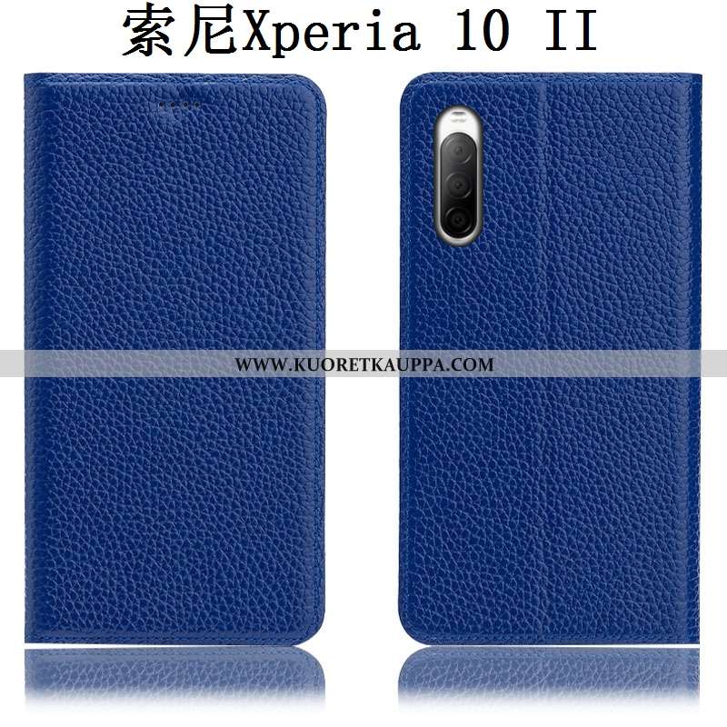 Kuori Sony Xperia 10 Ii, Kuoret Sony Xperia 10 Ii, Kotelo Sony Xperia 10 Ii Kukkakuvio Suojaus Musta