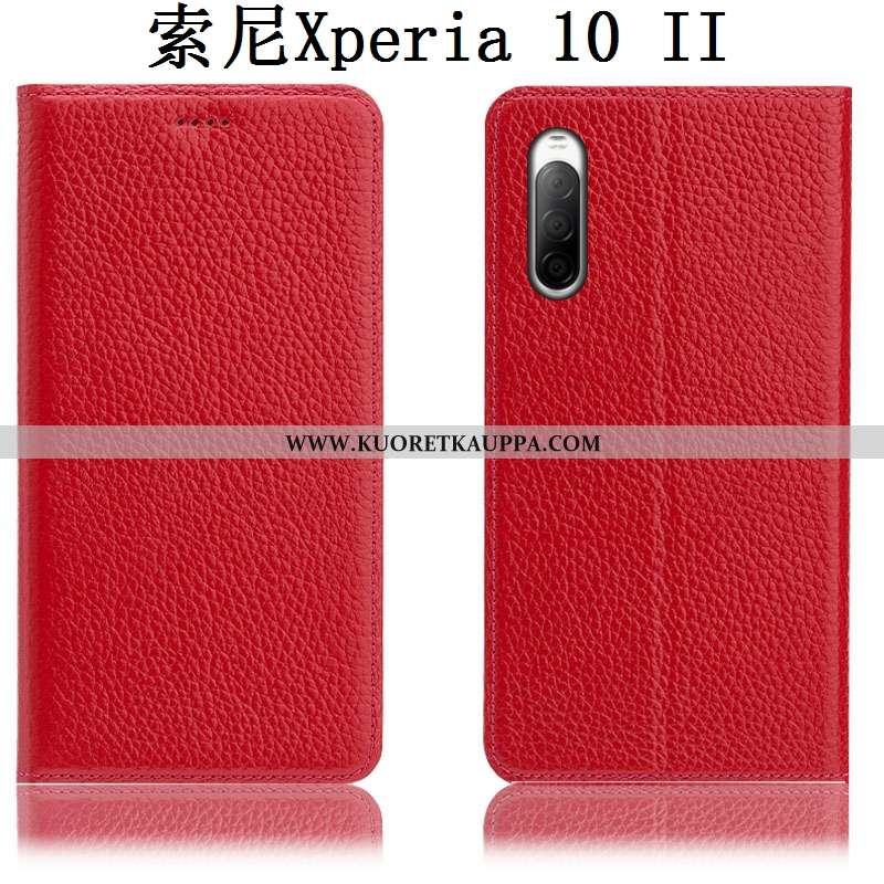 Kuori Sony Xperia 10 Ii, Kuoret Sony Xperia 10 Ii, Kotelo Sony Xperia 10 Ii Kukkakuvio Suojaus Musta