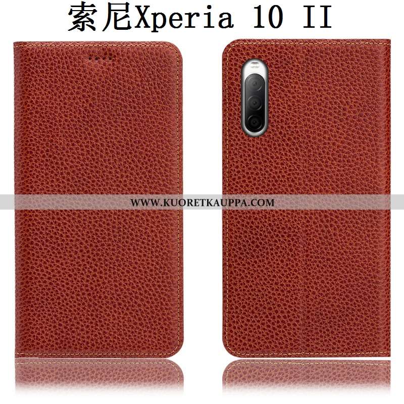 Kuori Sony Xperia 10 Ii, Kuoret Sony Xperia 10 Ii, Kotelo Sony Xperia 10 Ii Kukkakuvio Suojaus Musta