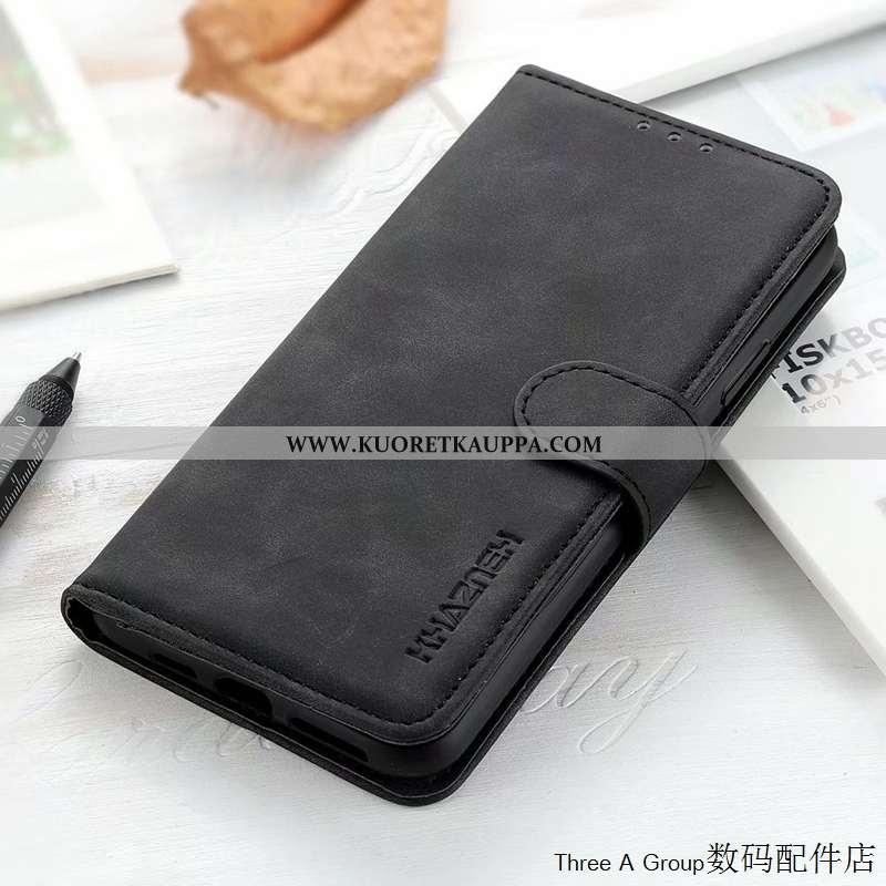 Kuori Sony Xperia 10 Ii, Kuoret Sony Xperia 10 Ii, Kotelo Sony Xperia 10 Ii Nahkakuori Pesty Suede M