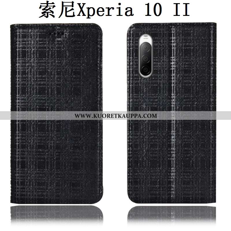 Kuori Sony Xperia 10 Ii, Kuoret Sony Xperia 10 Ii, Kotelo Sony Xperia 10 Ii Nahkakuori Suojaus Murtu