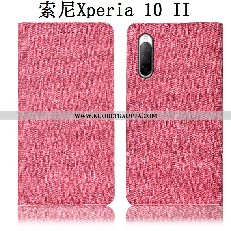 Kuori Sony Xperia 10 Ii, Kuoret Sony Xperia 10 Ii, Kotelo Sony Xperia 10 Ii Nahkakuori Suojaus Puhel