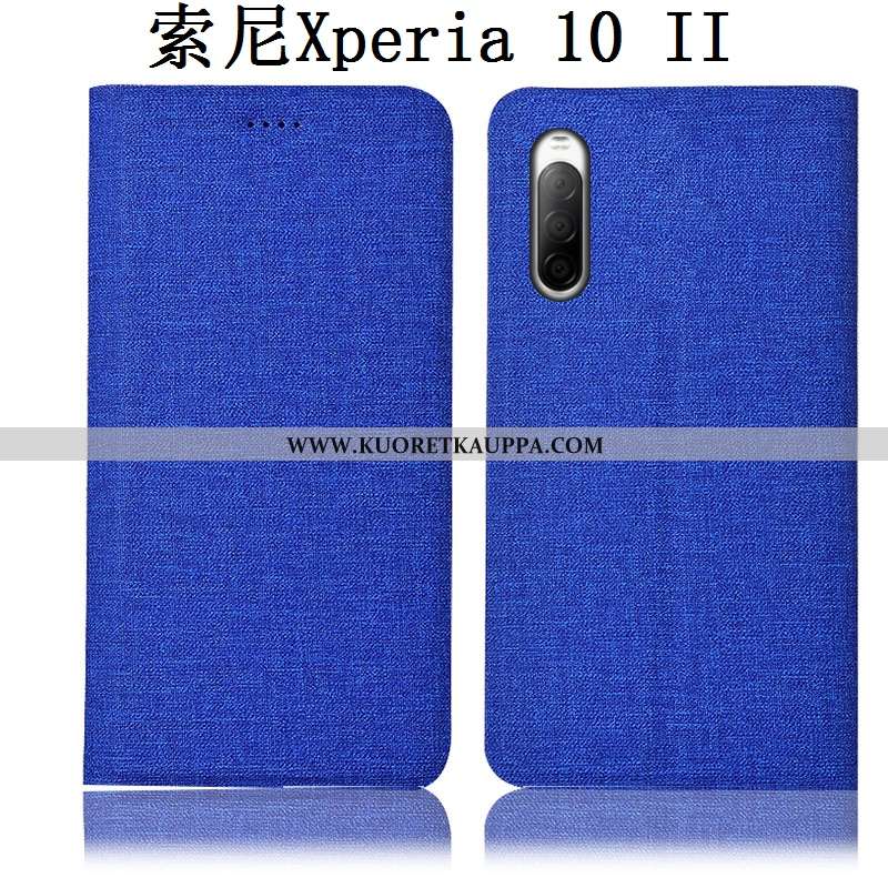 Kuori Sony Xperia 10 Ii, Kuoret Sony Xperia 10 Ii, Kotelo Sony Xperia 10 Ii Nahkakuori Suojaus Puhel