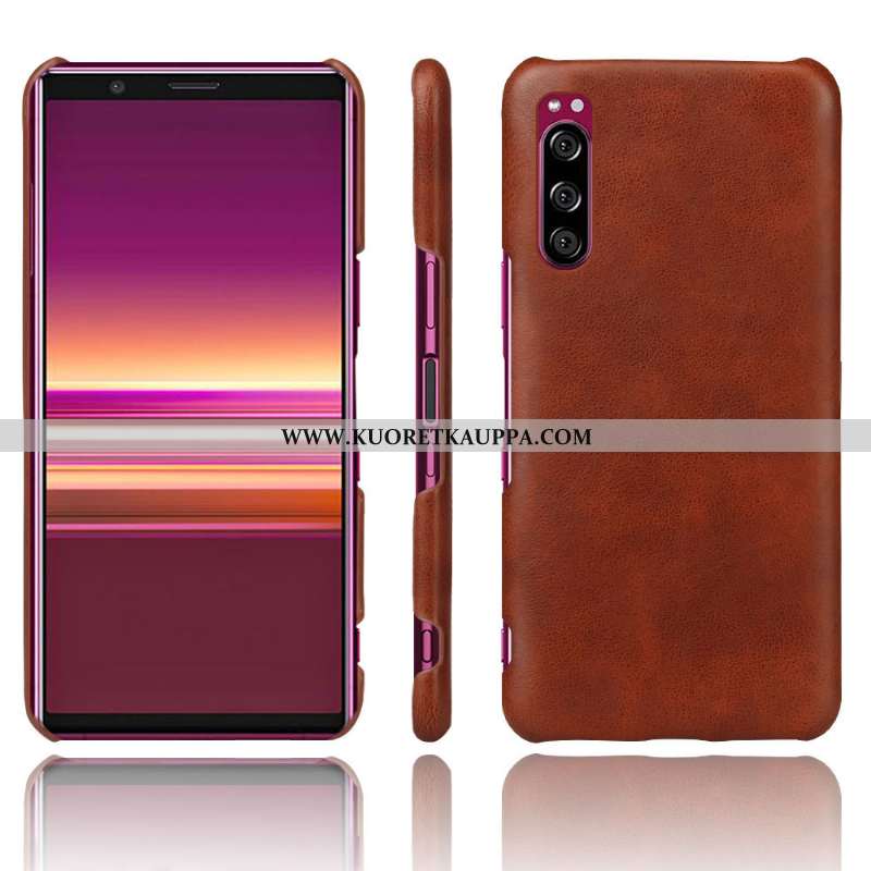 Kuori Sony Xperia 10 Ii, Kuoret Sony Xperia 10 Ii, Kotelo Sony Xperia 10 Ii Suojaus Nahka Puhelimen 