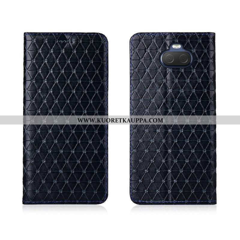 Kuori Sony Xperia 10, Kuoret Sony Xperia 10, Kotelo Sony Xperia 10 Aito Nahka Pehmeä Neste Puhelimen
