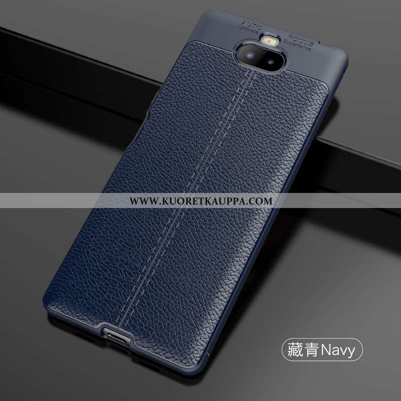 Kuori Sony Xperia 10, Kuoret Sony Xperia 10, Kotelo Sony Xperia 10 Kukkakuvio Pehmeä Neste Nahka Puh