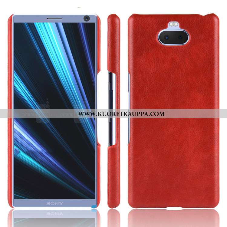 Kuori Sony Xperia 10, Kuoret Sony Xperia 10, Kotelo Sony Xperia 10 Kukkakuvio Suojaus Litsi Puhelime