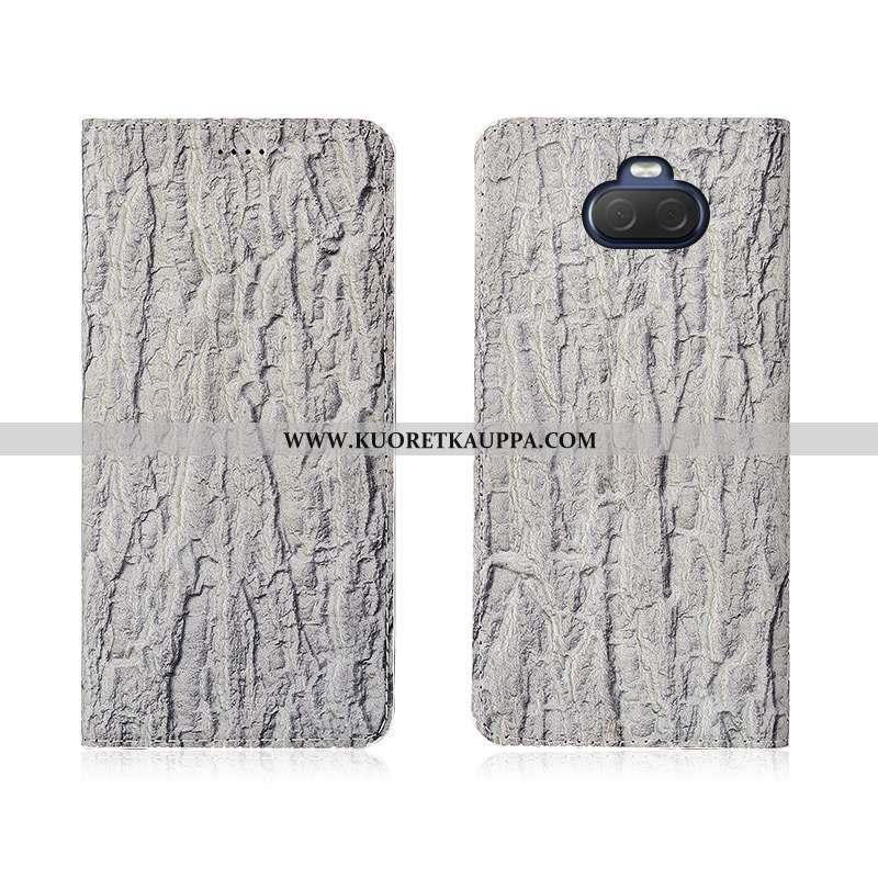 Kuori Sony Xperia 10, Kuoret Sony Xperia 10, Kotelo Sony Xperia 10 Nahka Pehmeä Neste Suojaus Puheli
