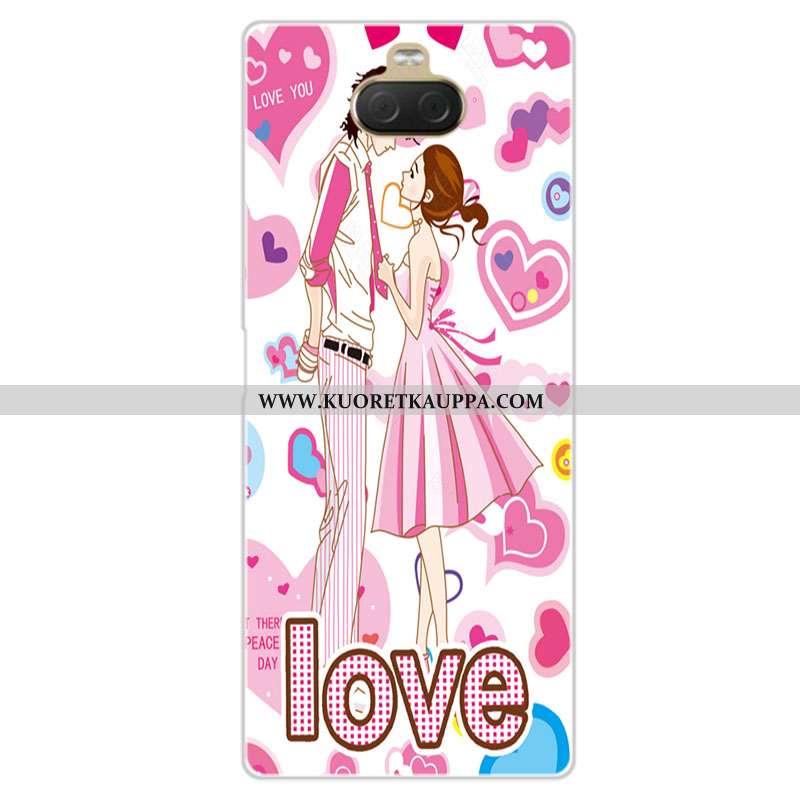 Kuori Sony Xperia 10, Kuoret Sony Xperia 10, Kotelo Sony Xperia 10 Pehmeä Neste Silikoni Rakastunut 