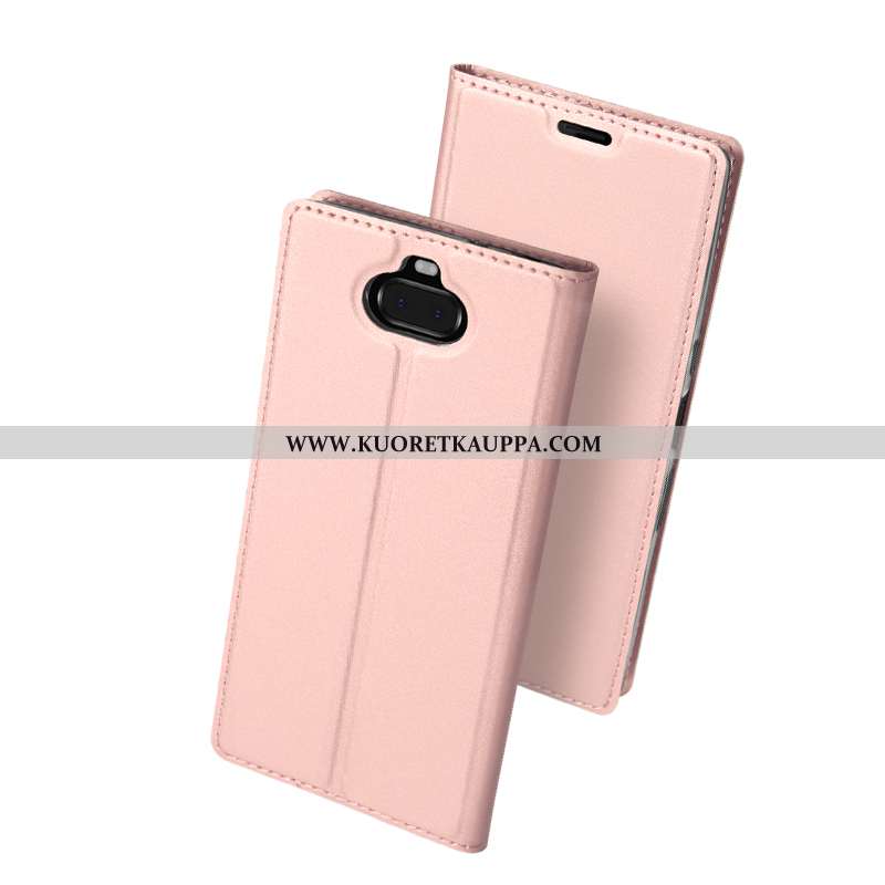 Kuori Sony Xperia 10, Kuoret Sony Xperia 10, Kotelo Sony Xperia 10 Suojaus Nahkakuori Jauhe Murtumat