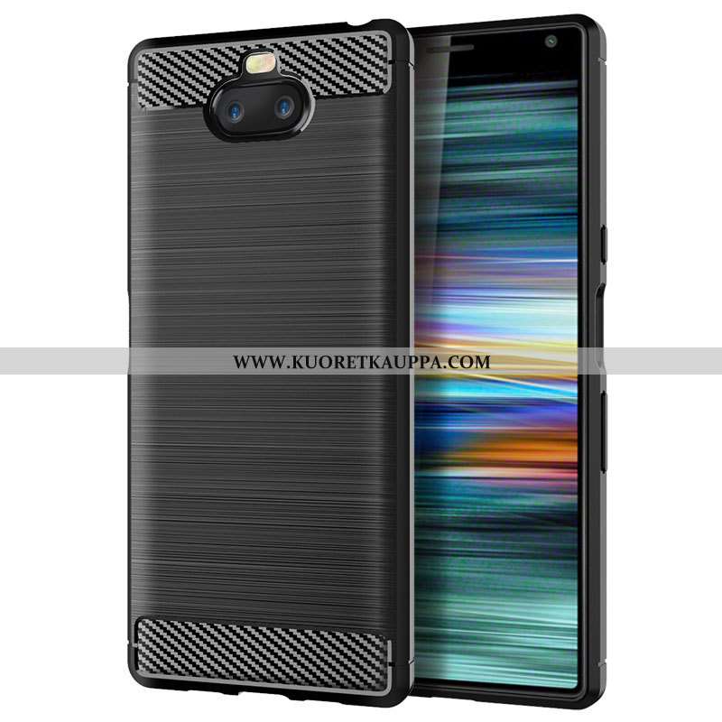 Kuori Sony Xperia 10, Kuoret Sony Xperia 10, Kotelo Sony Xperia 10 Suojaus Pehmeä Neste Tummansinine