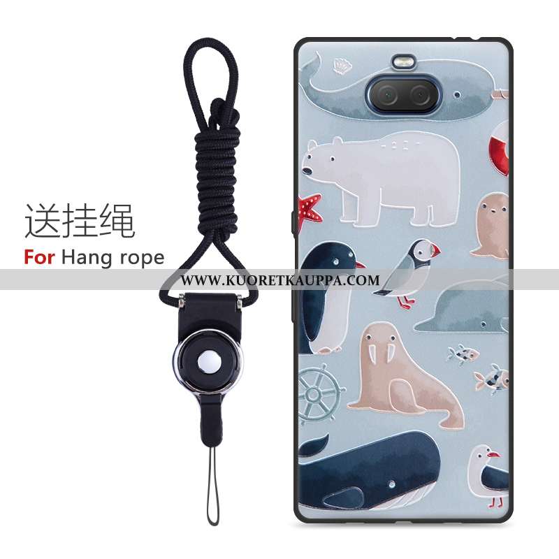 Kuori Sony Xperia 10, Kuoret Sony Xperia 10, Kotelo Sony Xperia 10 Suojaus Persoonallisuus Kohokuvio