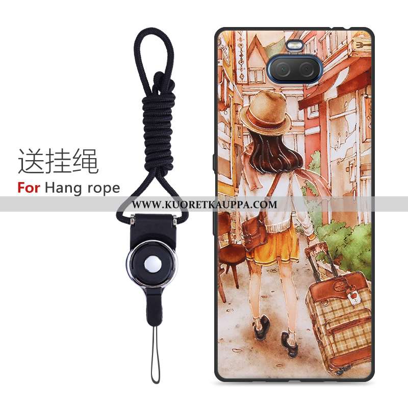 Kuori Sony Xperia 10, Kuoret Sony Xperia 10, Kotelo Sony Xperia 10 Suojaus Persoonallisuus Kohokuvio