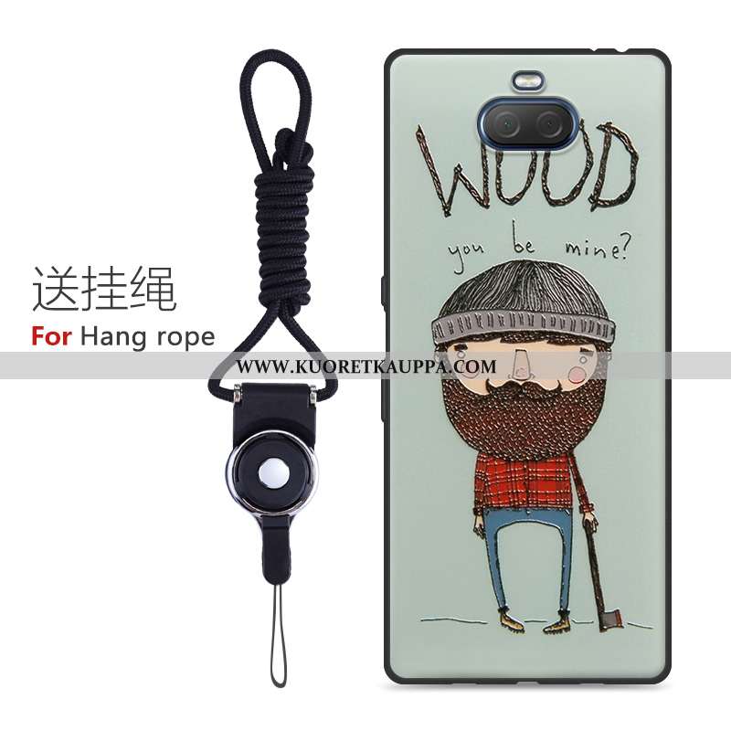 Kuori Sony Xperia 10, Kuoret Sony Xperia 10, Kotelo Sony Xperia 10 Suojaus Persoonallisuus Kohokuvio