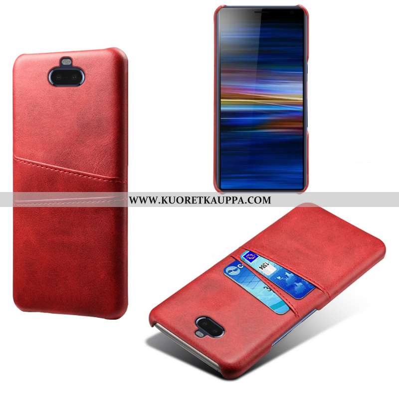 Kuori Sony Xperia 10 Plus, Kuoret Sony Xperia 10 Plus, Kotelo Sony Xperia 10 Plus Nahka Suojaus Kort