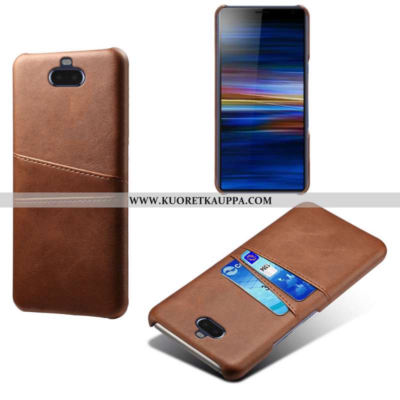 Kuori Sony Xperia 10 Plus, Kuoret Sony Xperia 10 Plus, Kotelo Sony Xperia 10 Plus Nahka Suojaus Kort