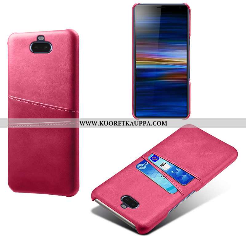 Kuori Sony Xperia 10 Plus, Kuoret Sony Xperia 10 Plus, Kotelo Sony Xperia 10 Plus Nahka Suojaus Kort