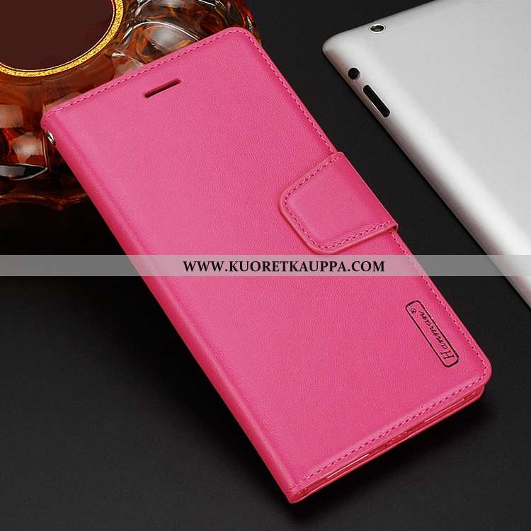 Kuori Sony Xperia 10 Plus, Kuoret Sony Xperia 10 Plus, Kotelo Sony Xperia 10 Plus Nahkakuori Punaine