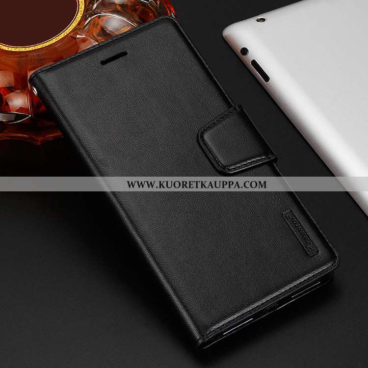 Kuori Sony Xperia 10 Plus, Kuoret Sony Xperia 10 Plus, Kotelo Sony Xperia 10 Plus Nahkakuori Punaine