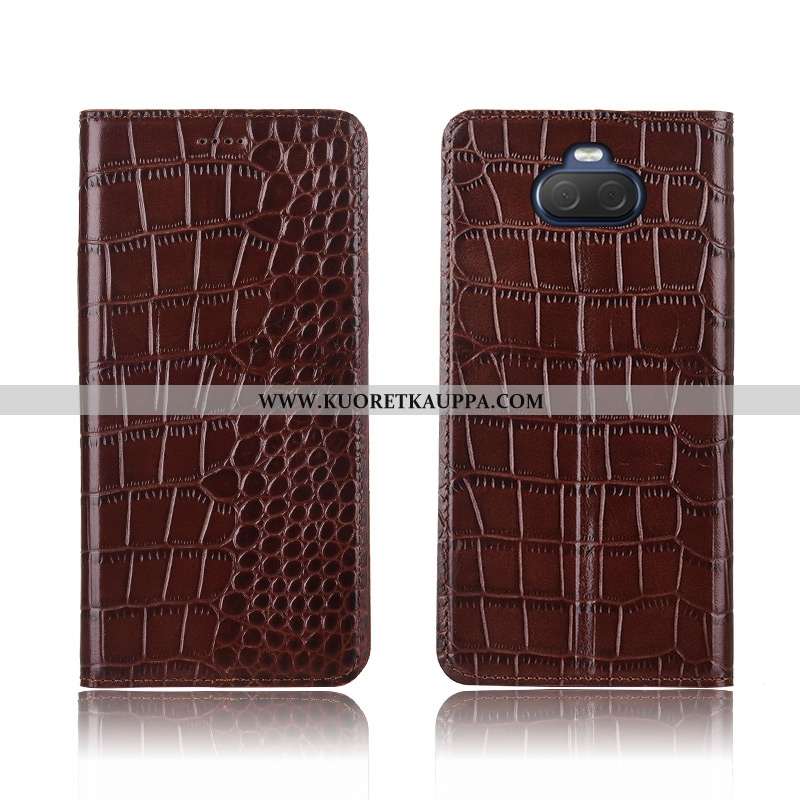 Kuori Sony Xperia 10 Plus, Kuoret Sony Xperia 10 Plus, Kotelo Sony Xperia 10 Plus Suojaus Nahkakuori