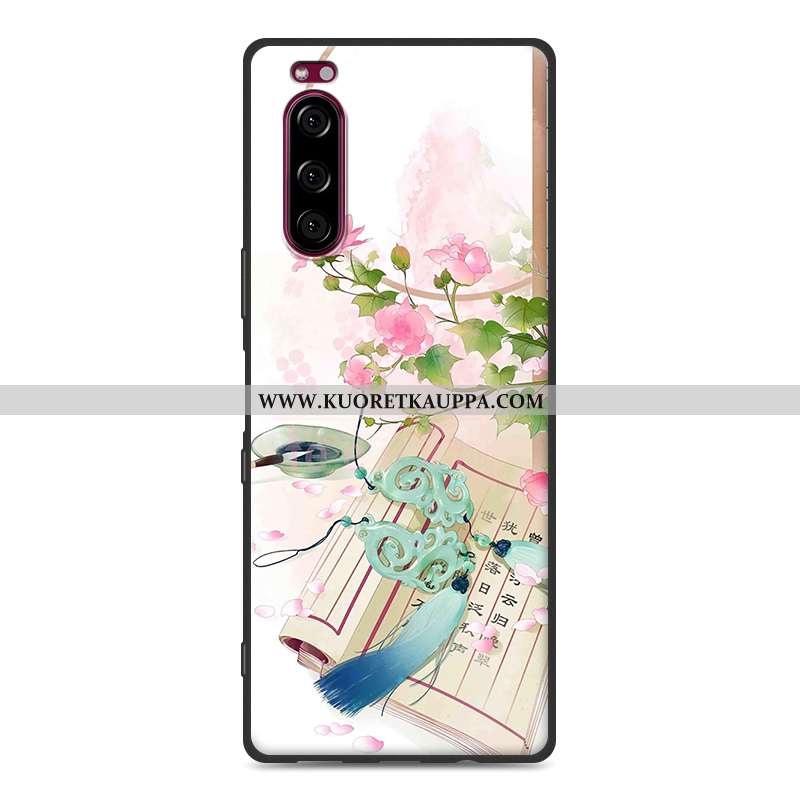 Kuori Sony Xperia 5, Kuoret Sony Xperia 5, Kotelo Sony Xperia 5 Luova Pehmeä Neste Kustannukset Sini