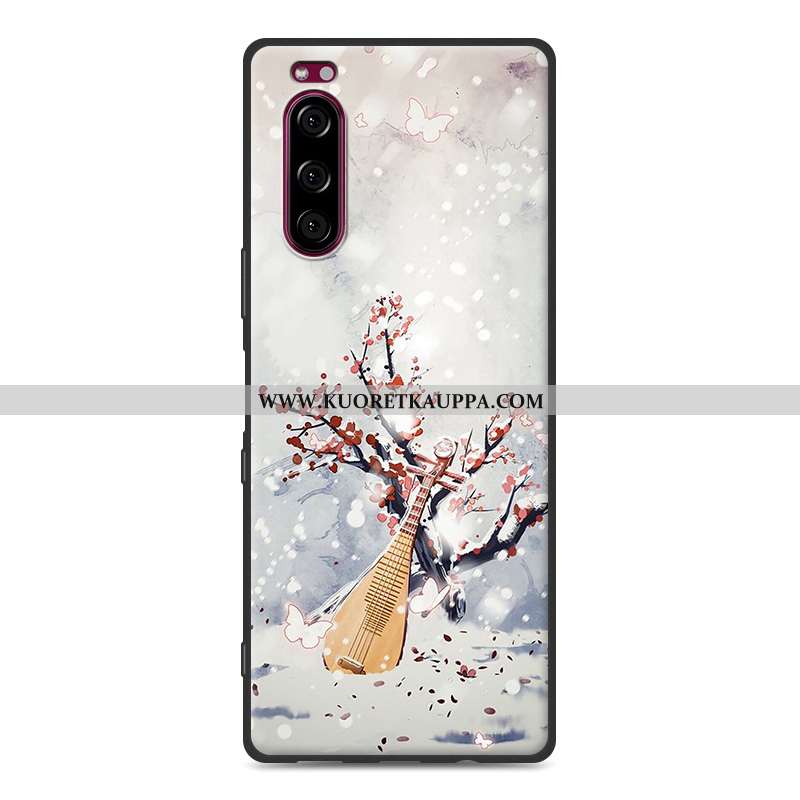 Kuori Sony Xperia 5, Kuoret Sony Xperia 5, Kotelo Sony Xperia 5 Luova Pehmeä Neste Kustannukset Sini