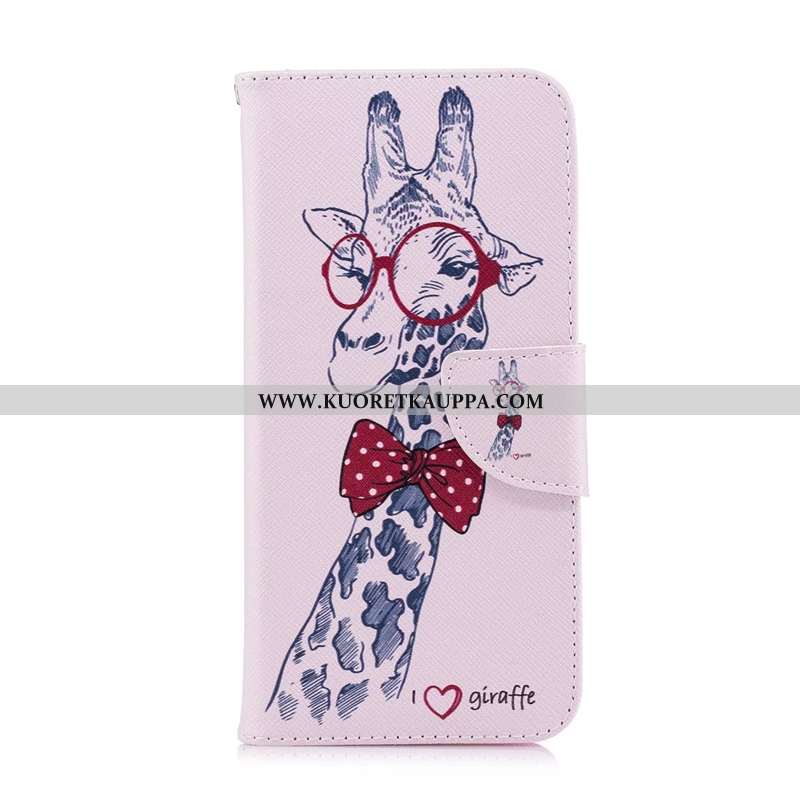 Kuori Sony Xperia 5, Kuoret Sony Xperia 5, Kotelo Sony Xperia 5 Nahkakuori Suojaus Puhelimen Valkoin