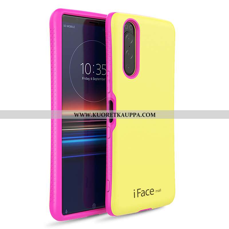 Kuori Sony Xperia 5, Kuoret Sony Xperia 5, Kotelo Sony Xperia 5 Pesty Suede Puhelimen Murtumaton Loh