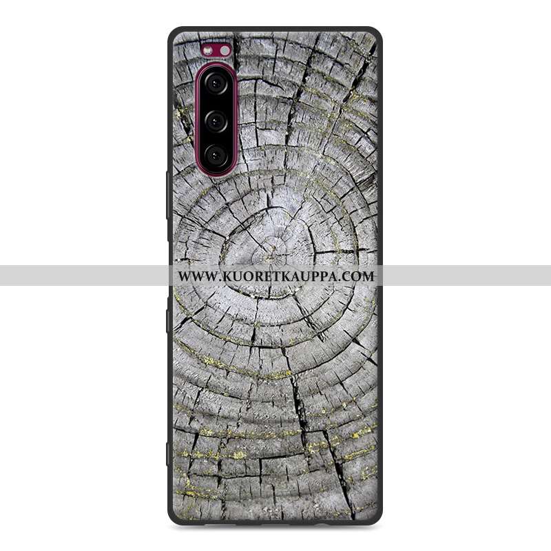 Kuori Sony Xperia 5, Kuoret Sony Xperia 5, Kotelo Sony Xperia 5 Silikoni Suojaus Kukkakuvio Yksinker