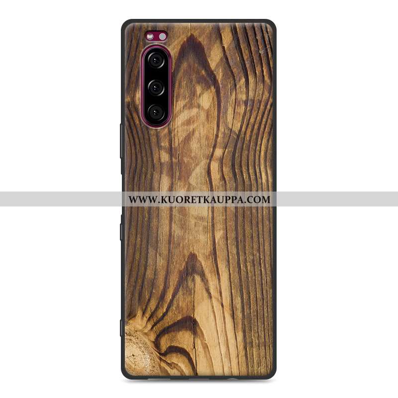 Kuori Sony Xperia 5, Kuoret Sony Xperia 5, Kotelo Sony Xperia 5 Silikoni Suojaus Kukkakuvio Yksinker