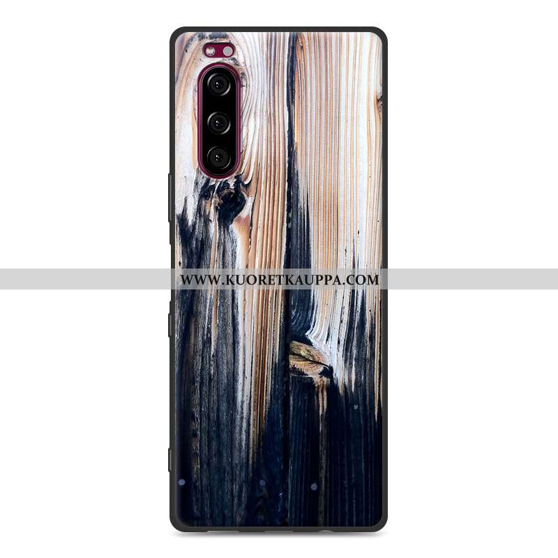 Kuori Sony Xperia 5, Kuoret Sony Xperia 5, Kotelo Sony Xperia 5 Silikoni Suojaus Kukkakuvio Yksinker