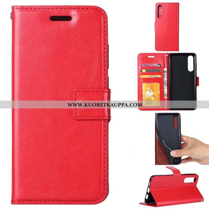 Kuori Sony Xperia 5, Kuoret Sony Xperia 5, Kotelo Sony Xperia 5 Suojaus Nahkakuori Kukkakuvio Violet