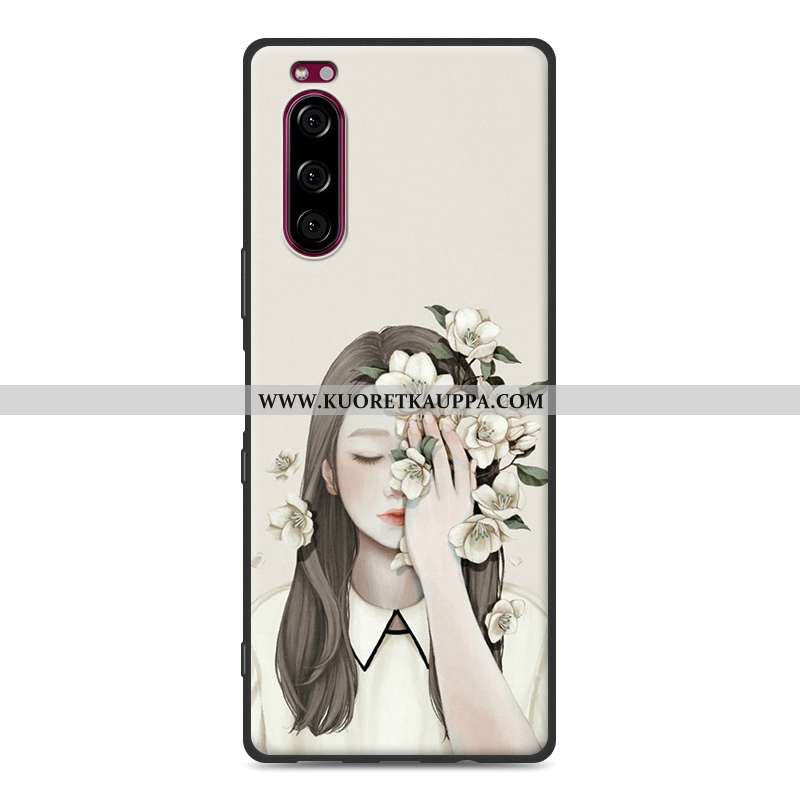 Kuori Sony Xperia 5, Kuoret Sony Xperia 5, Kotelo Sony Xperia 5 Suojaus Pehmeä Neste Sininen All Inc